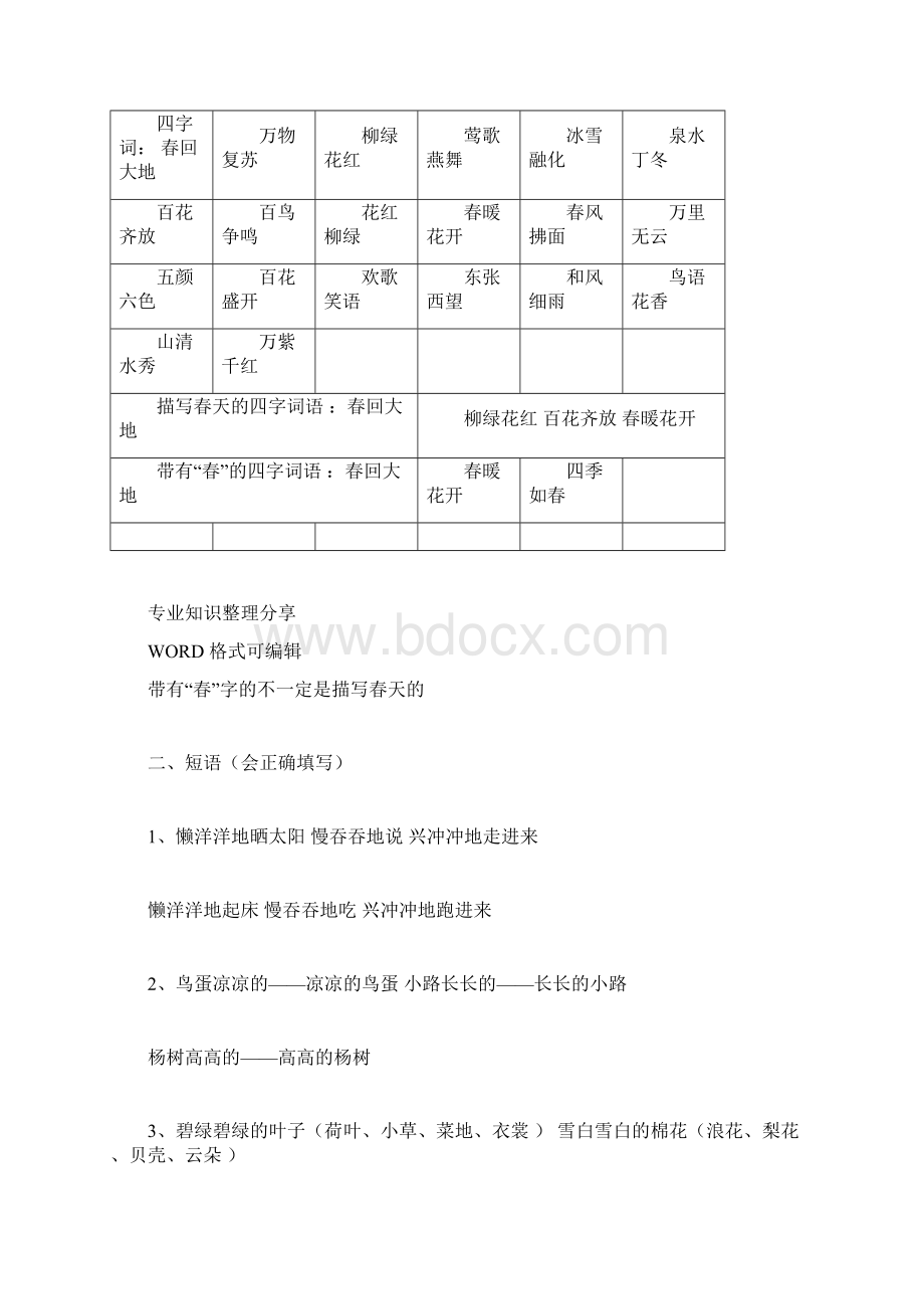 部编版一年级语文下册期末复习资料最全.docx_第2页