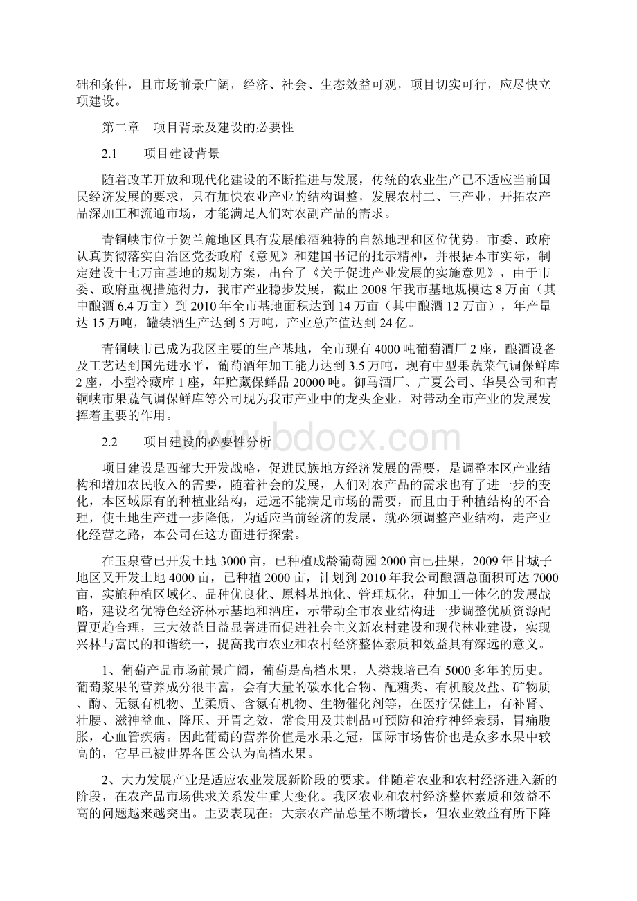 禹皇酒庄建设项目可行性实施报告Word格式文档下载.docx_第3页