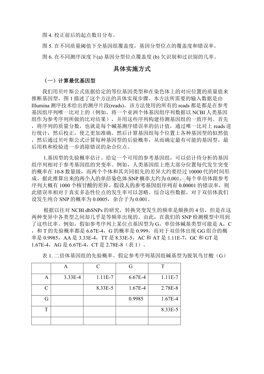 一种基于大规模并行全基因组测序的单核苷酸多态性检测方法.docx_第3页