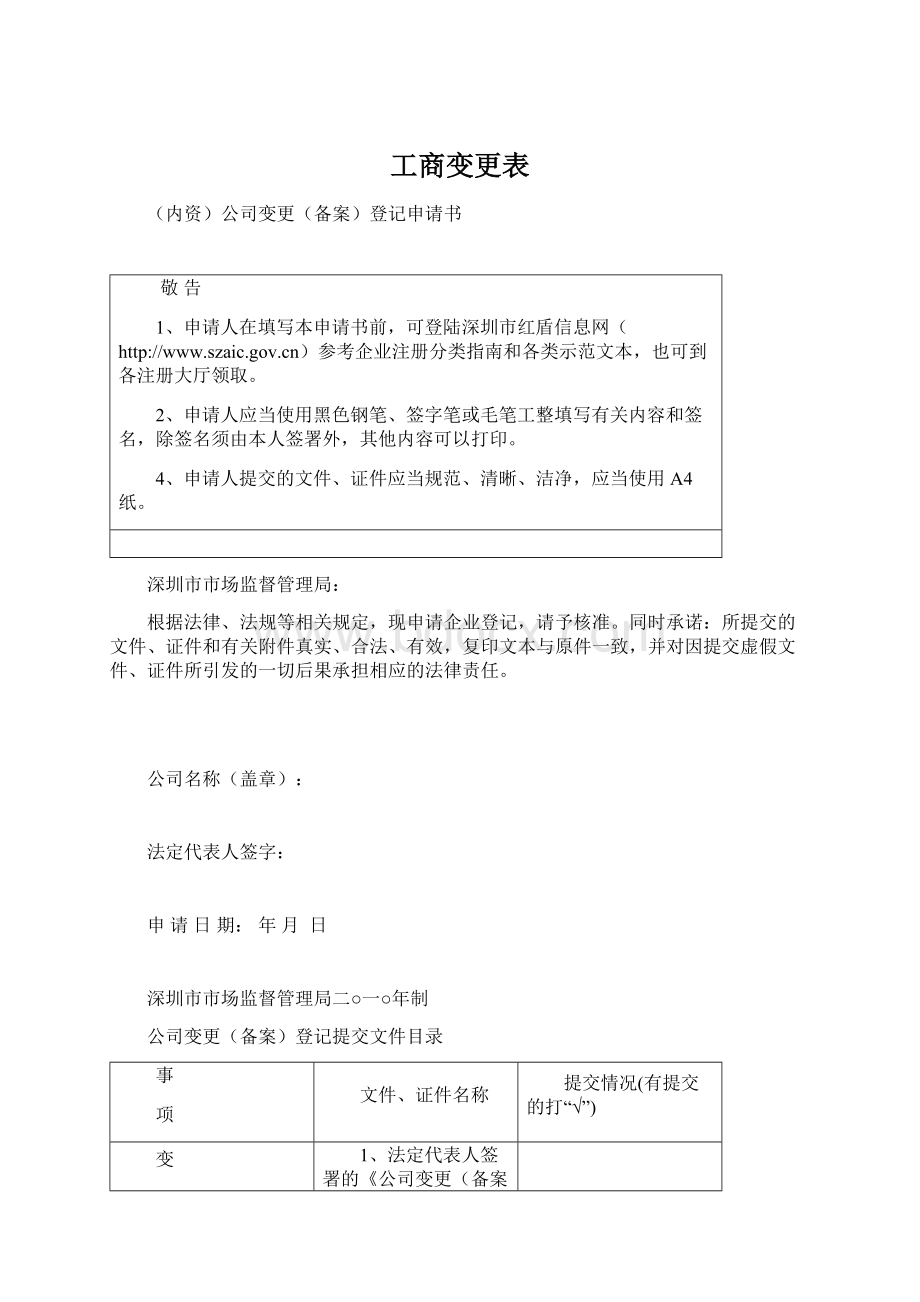 工商变更表.docx_第1页