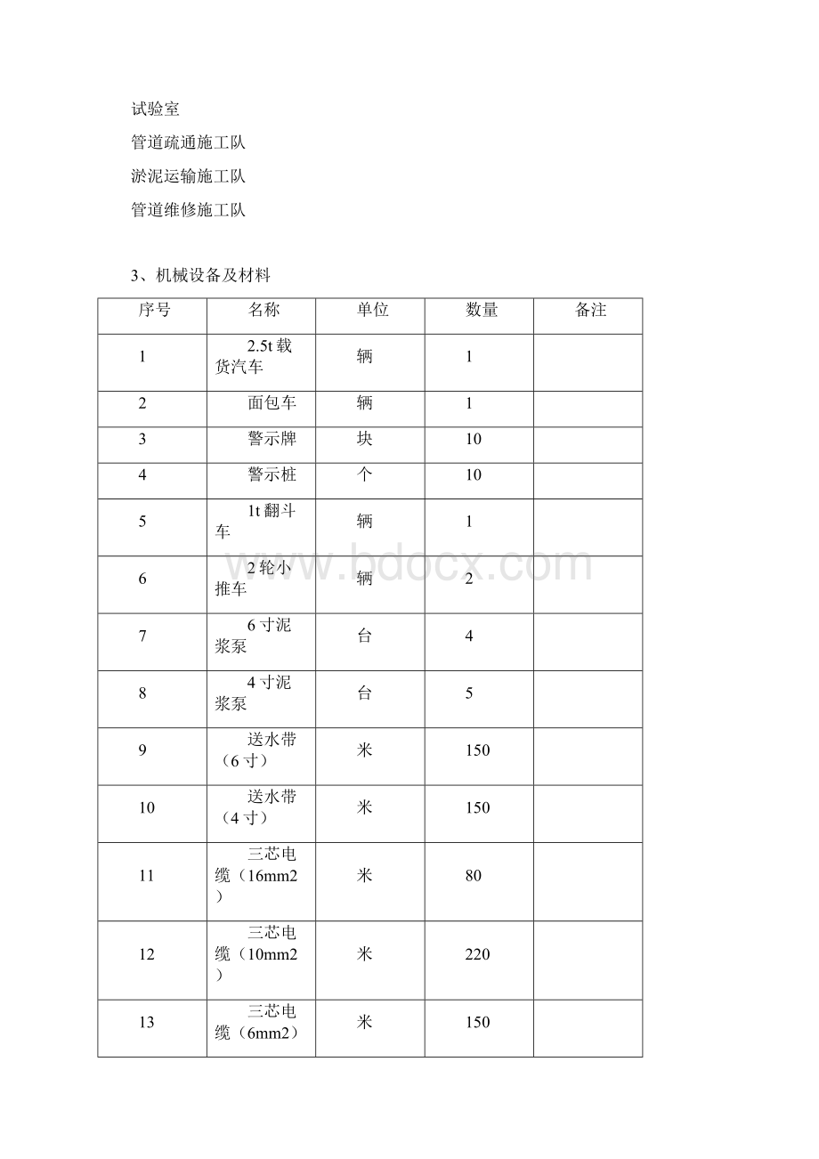 城市污水管道疏通方案知识讲解.docx_第3页