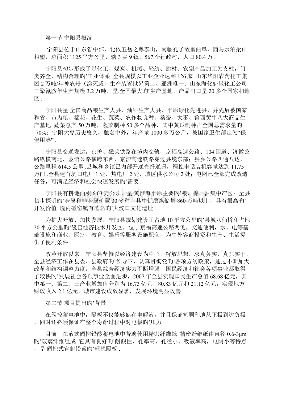 年产吨精密纤维纸项目建设建议书Word文档下载推荐.docx_第3页