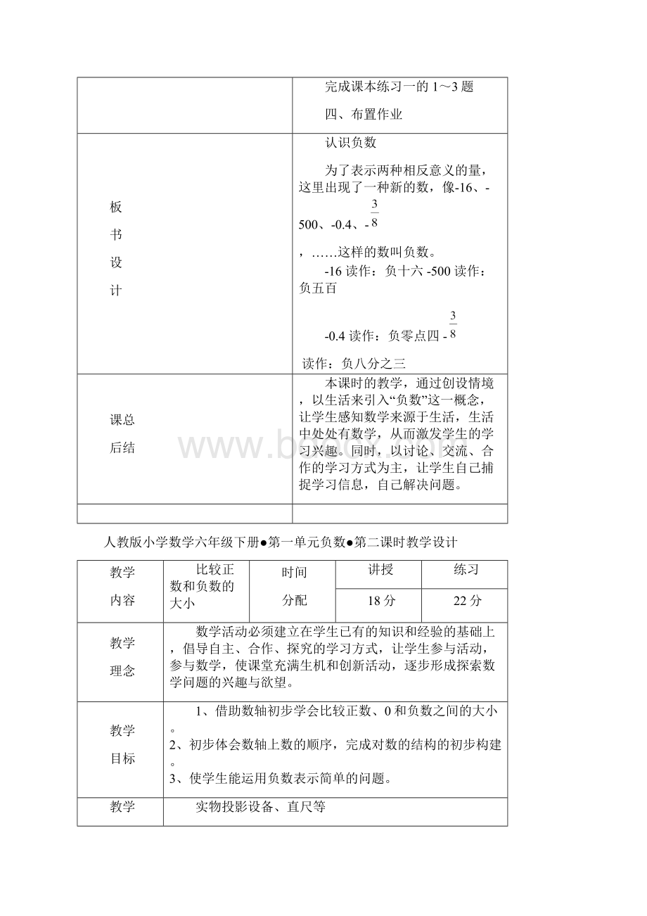 新人教版 六年级数学下册 教案.docx_第3页