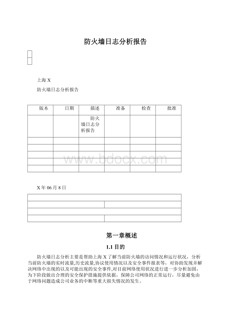 防火墙日志分析报告.docx_第1页