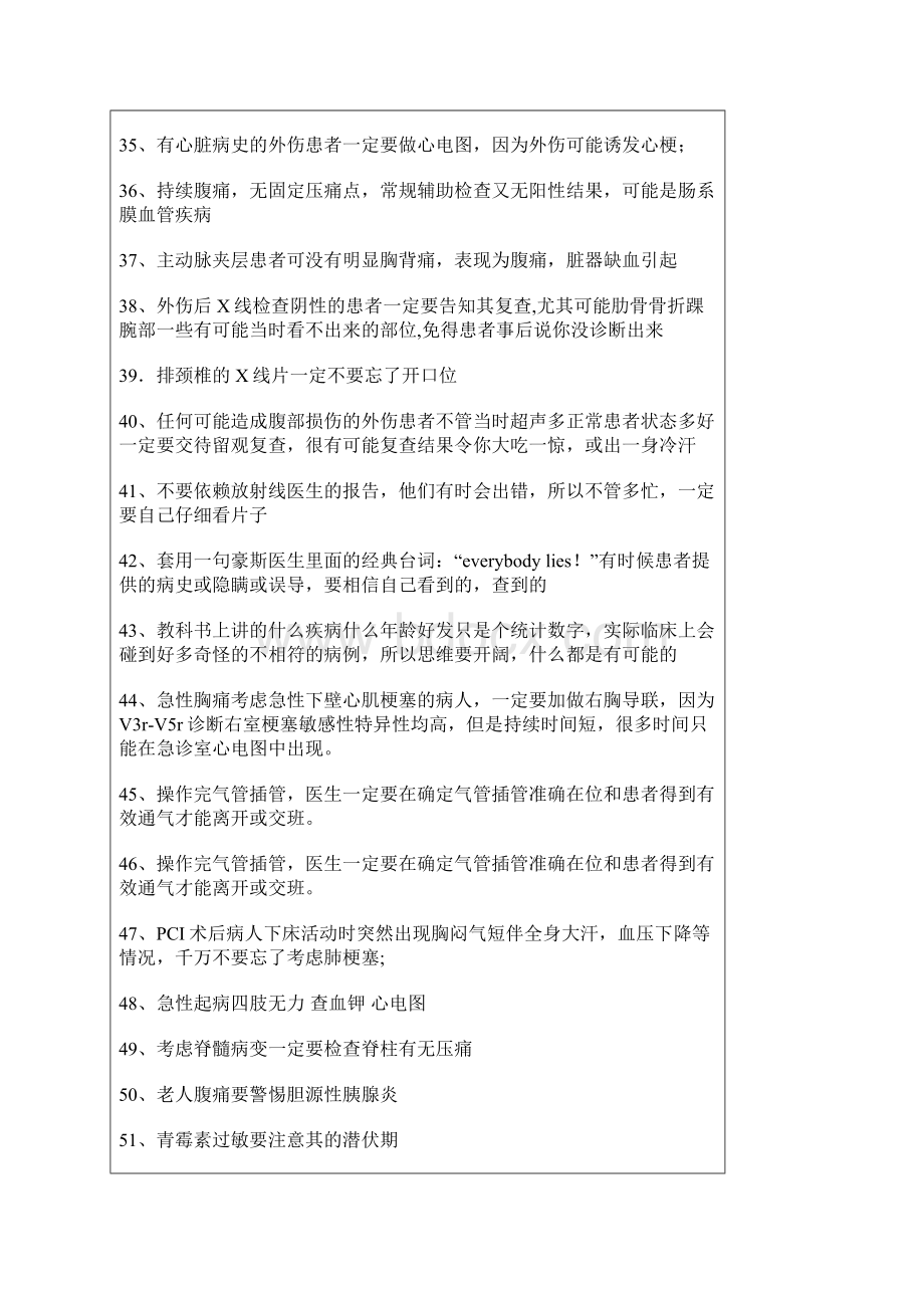 急诊经典一句话汇总Word文档下载推荐.docx_第3页