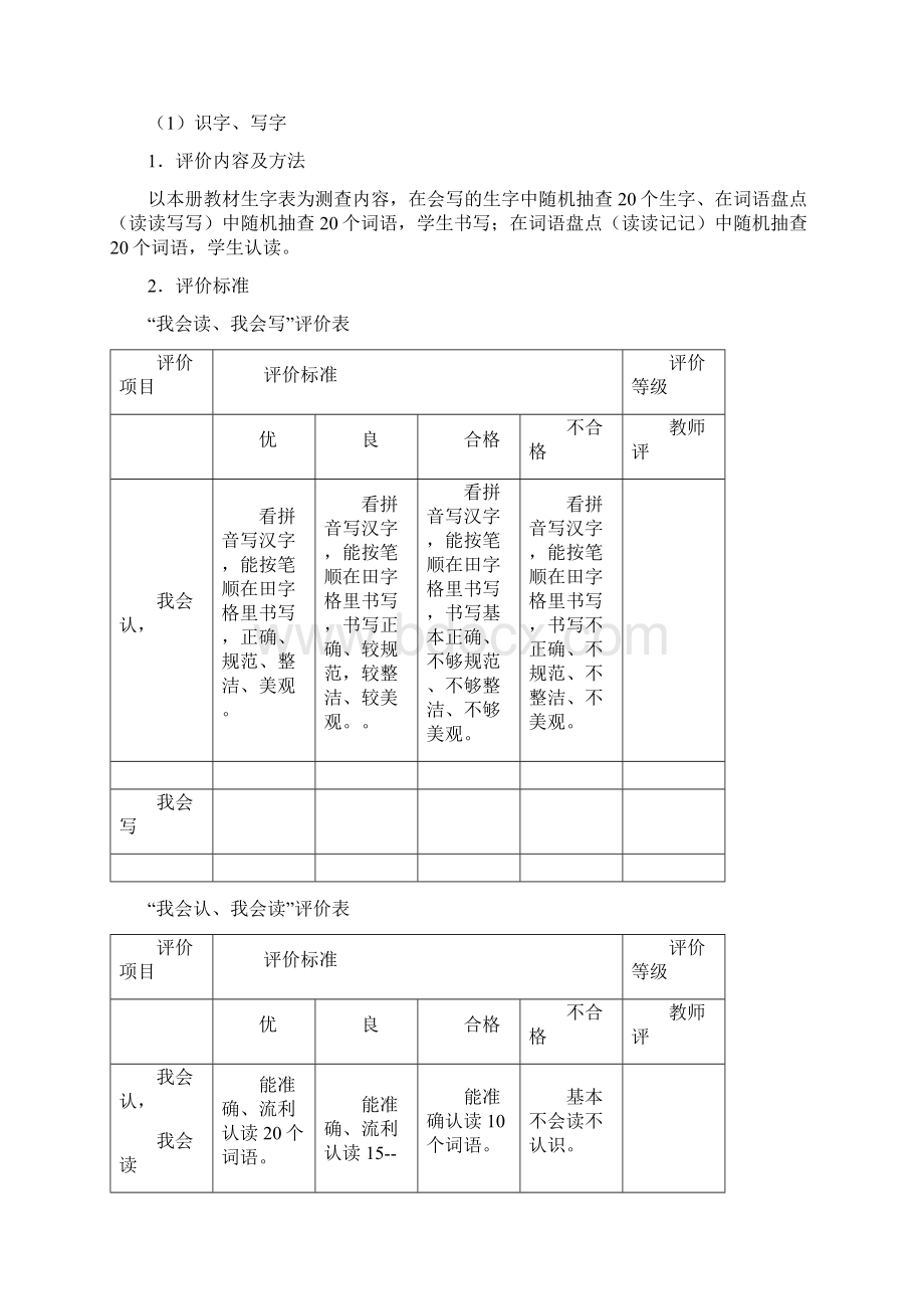 六年级语文学业质量评价方案.docx_第3页