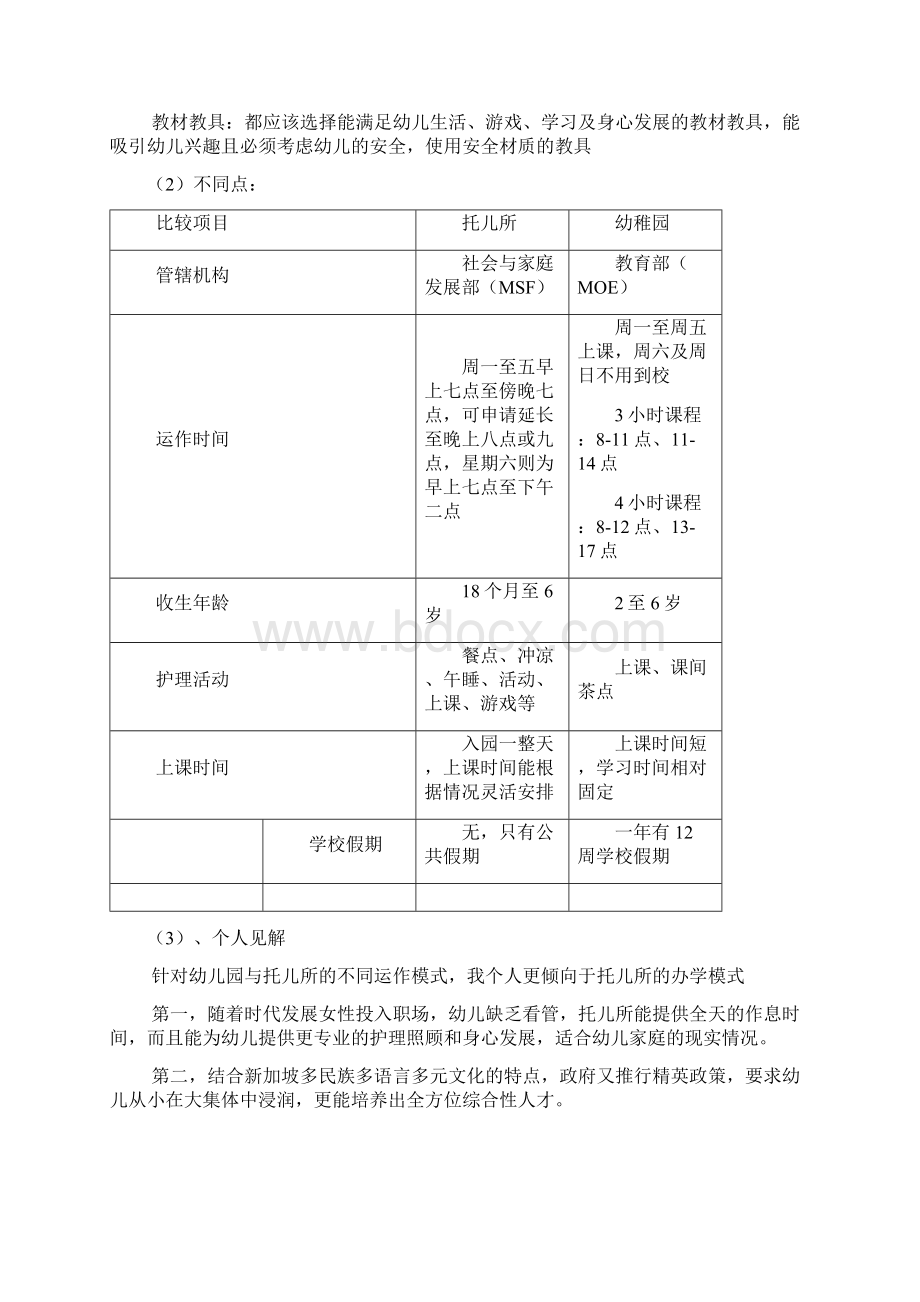 新加坡学前教育概况作业Word文档下载推荐.docx_第2页