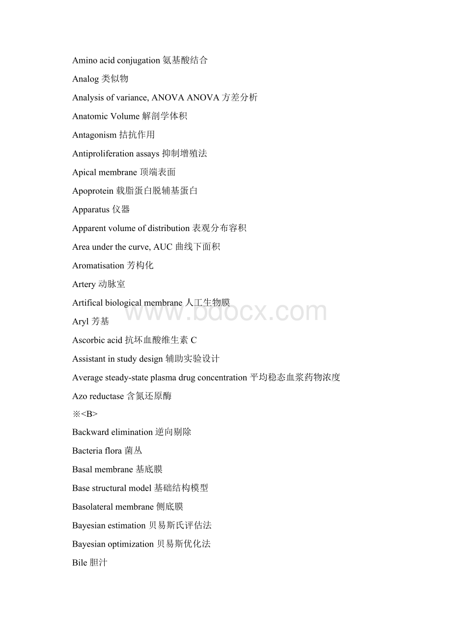 生物药剂学与药物动力学专业词汇.docx_第2页