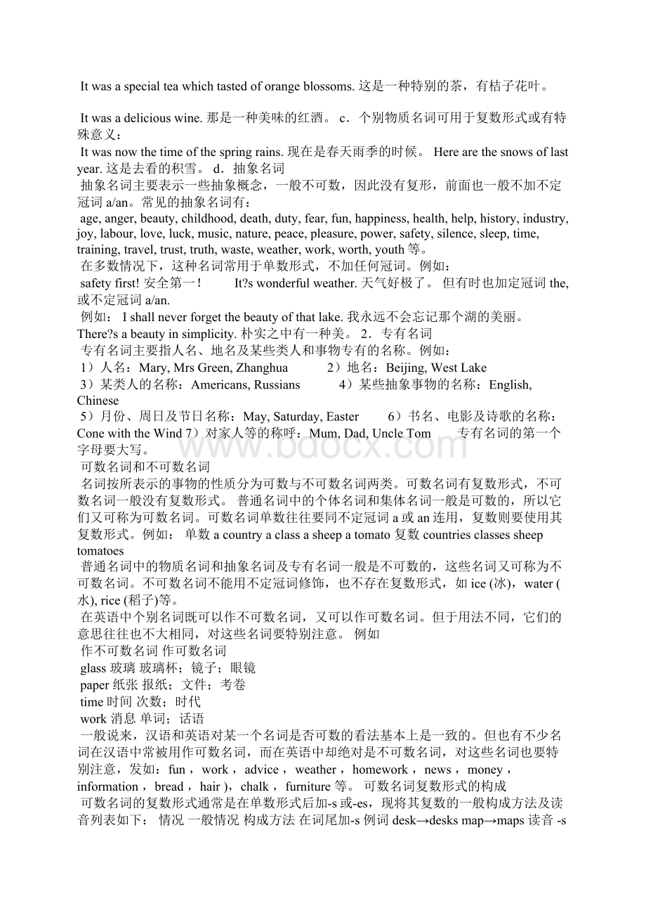 初中英语语法复习教案名词Word文件下载.docx_第2页