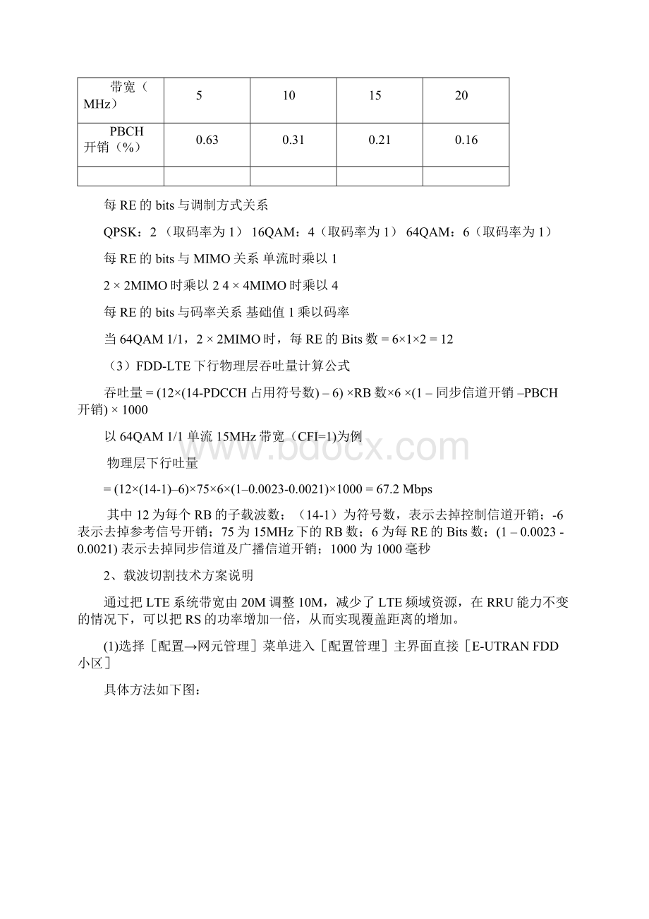 FDDLTE载波切割技术应用实践.docx_第2页