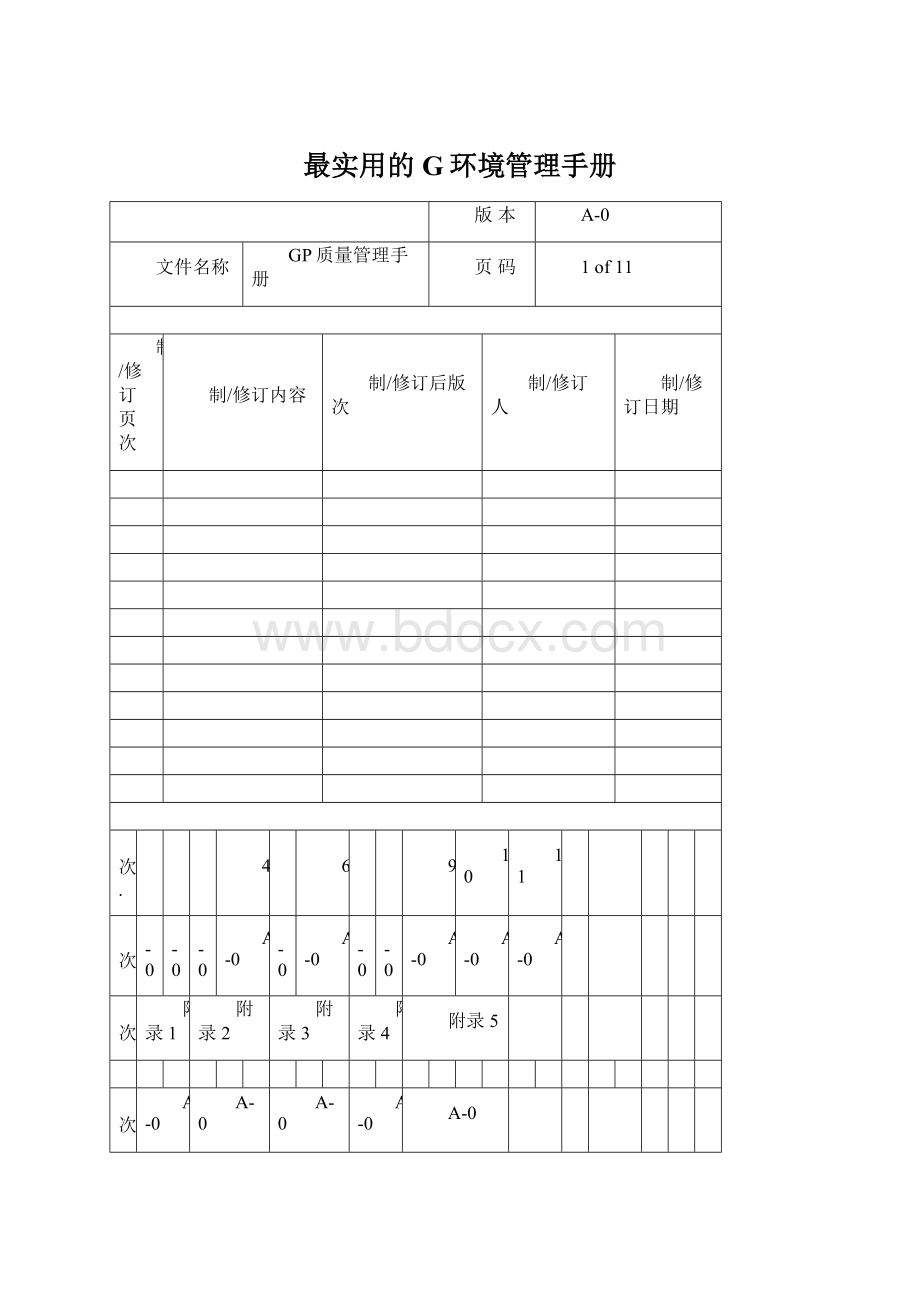 最实用的G环境管理手册Word格式文档下载.docx_第1页