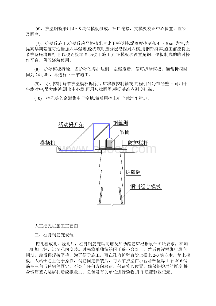 人工挖孔桩施工方案分解分析.docx_第2页