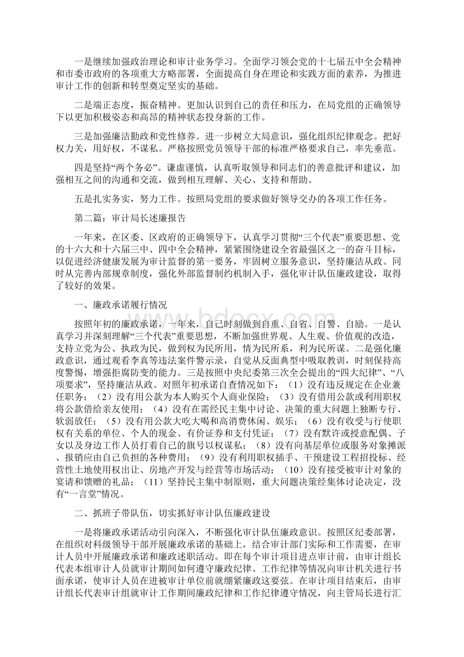 审计局长述职述廉报告精选多篇.docx_第2页