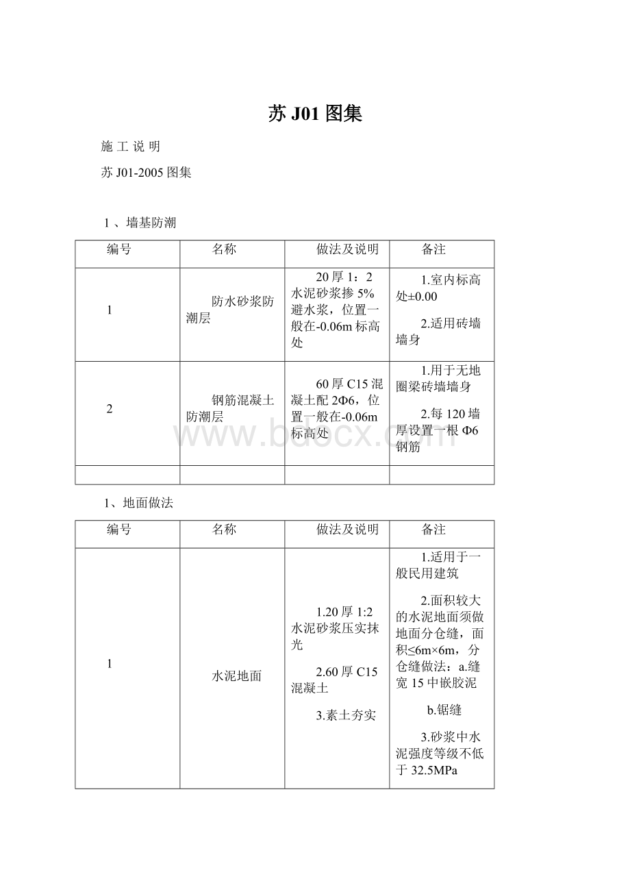 苏J01图集Word格式.docx_第1页