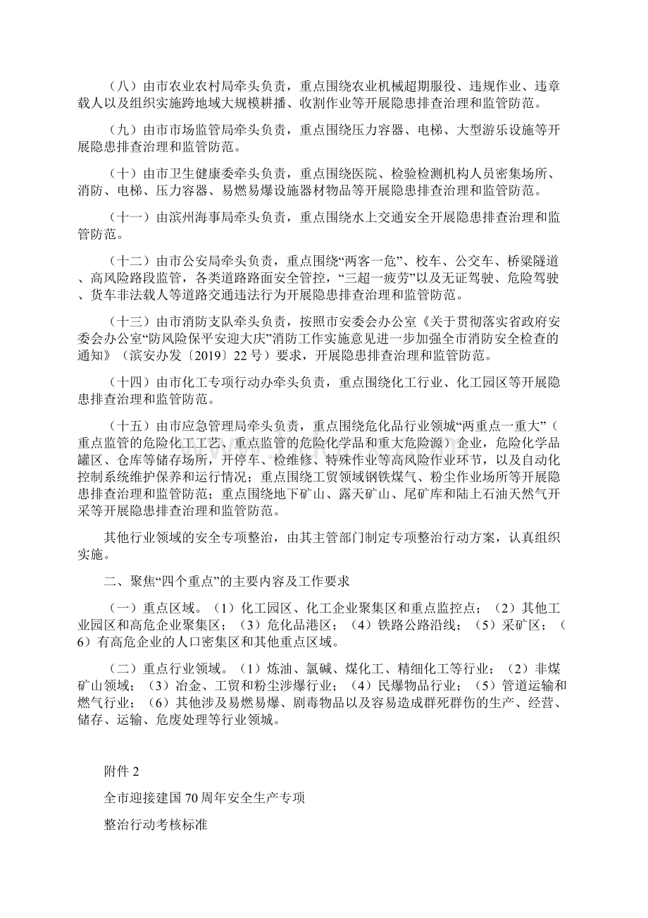 行业领域专项整治工作重点及分工方案模板文档格式.docx_第2页