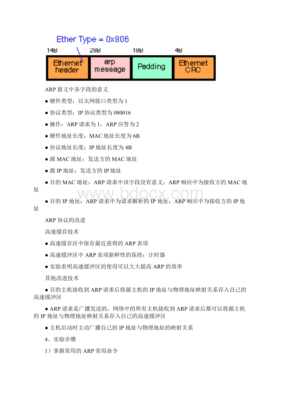 实验ARP地址欺骗实验讲解.docx_第3页