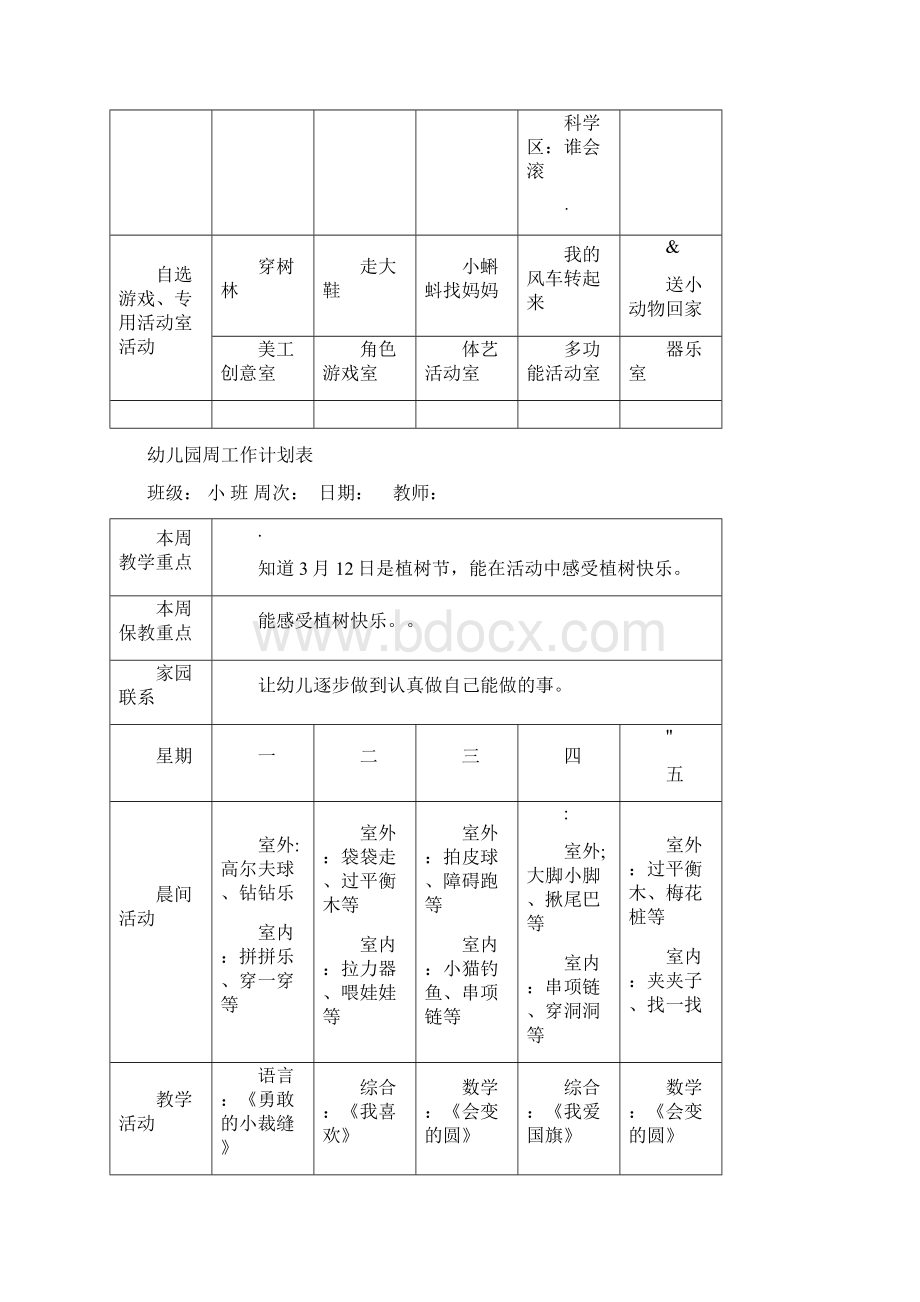 小班幼儿园周工作计划表.docx_第3页