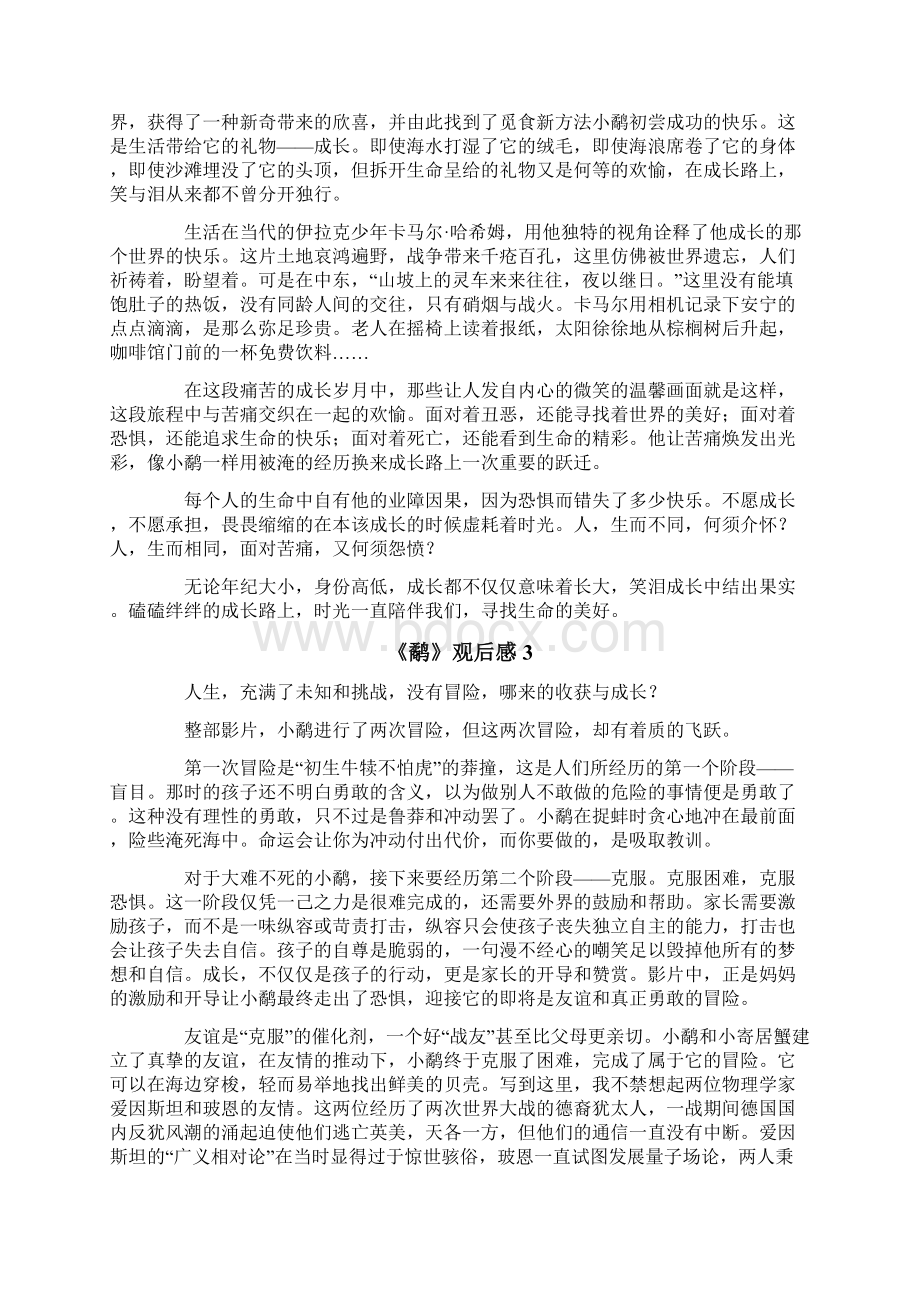 《鹬》观后感精选15篇.docx_第2页