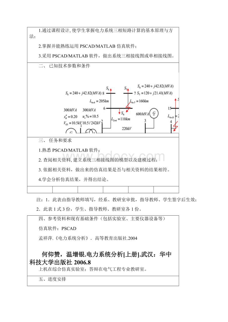 pscad课程设计论文电气工程专业综合课程设计大学论文Word文档格式.docx_第2页