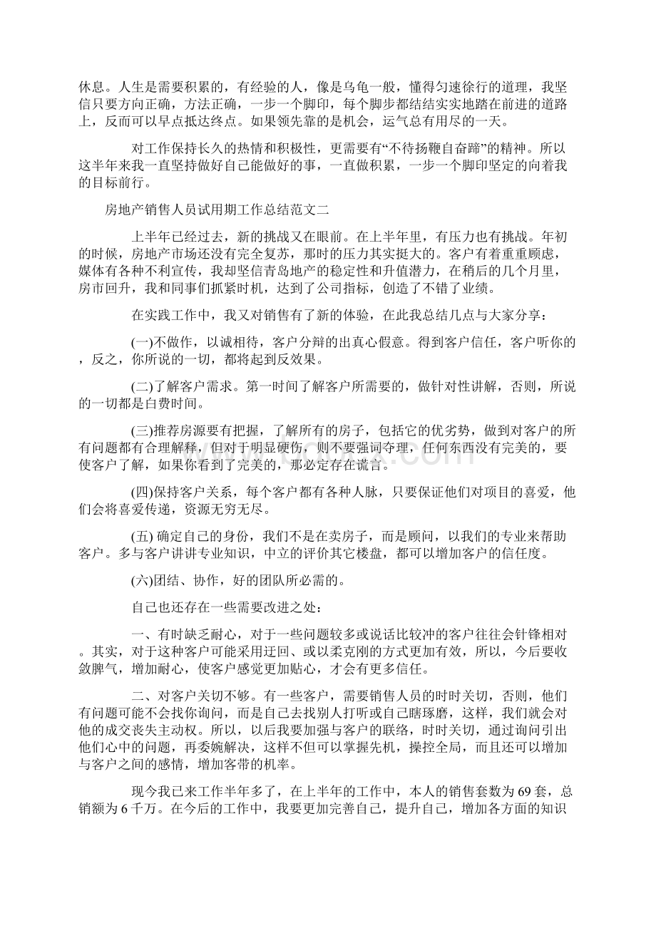 房地产销售人员试用期工作总结.docx_第2页