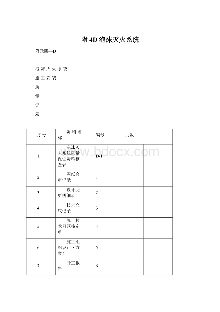 附4D泡沫灭火系统Word文档下载推荐.docx_第1页