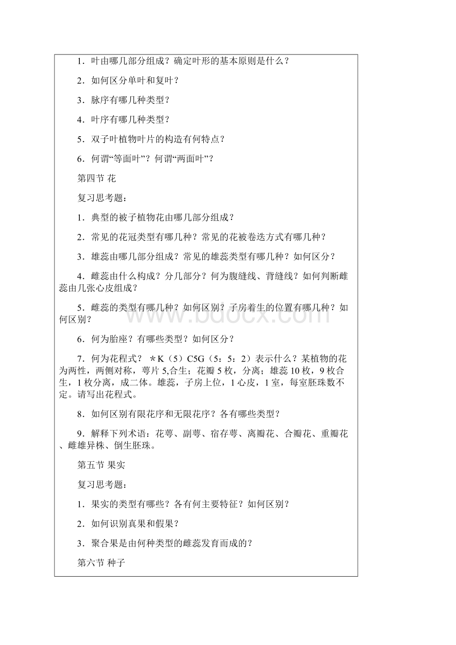 药用植物学习题集培训资料Word格式.docx_第3页