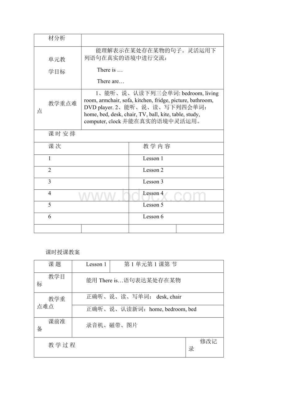 小学精通英语教案新部编本四年级下册 全册.docx_第3页