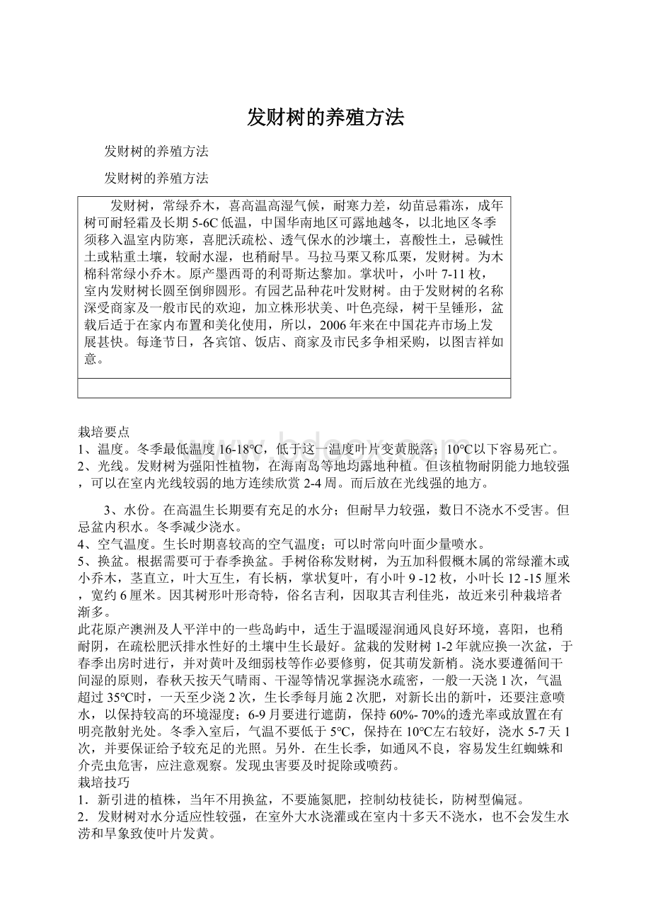 发财树的养殖方法.docx