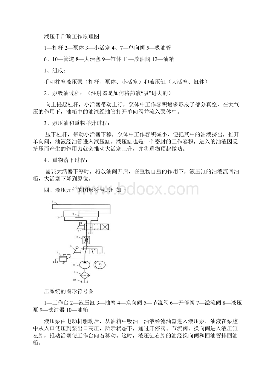 液压传动在车辆上的应用作业.docx_第3页