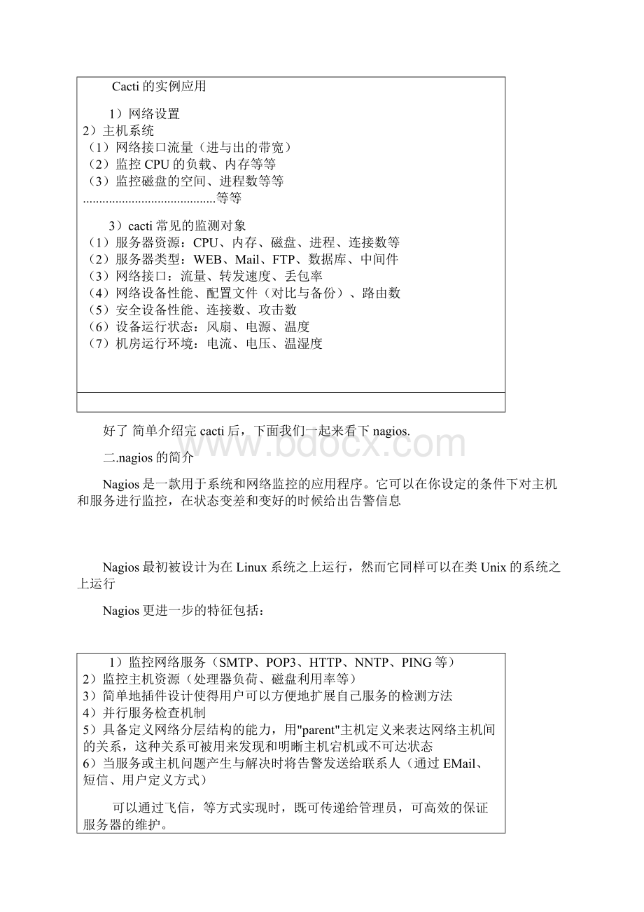 cacti+nagios+ntop整合文档格式.docx_第3页