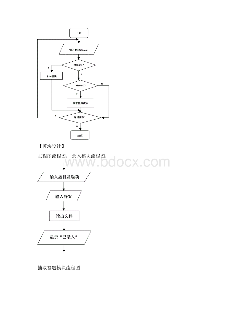 标准化考试测试系统 C语言程序.docx_第2页