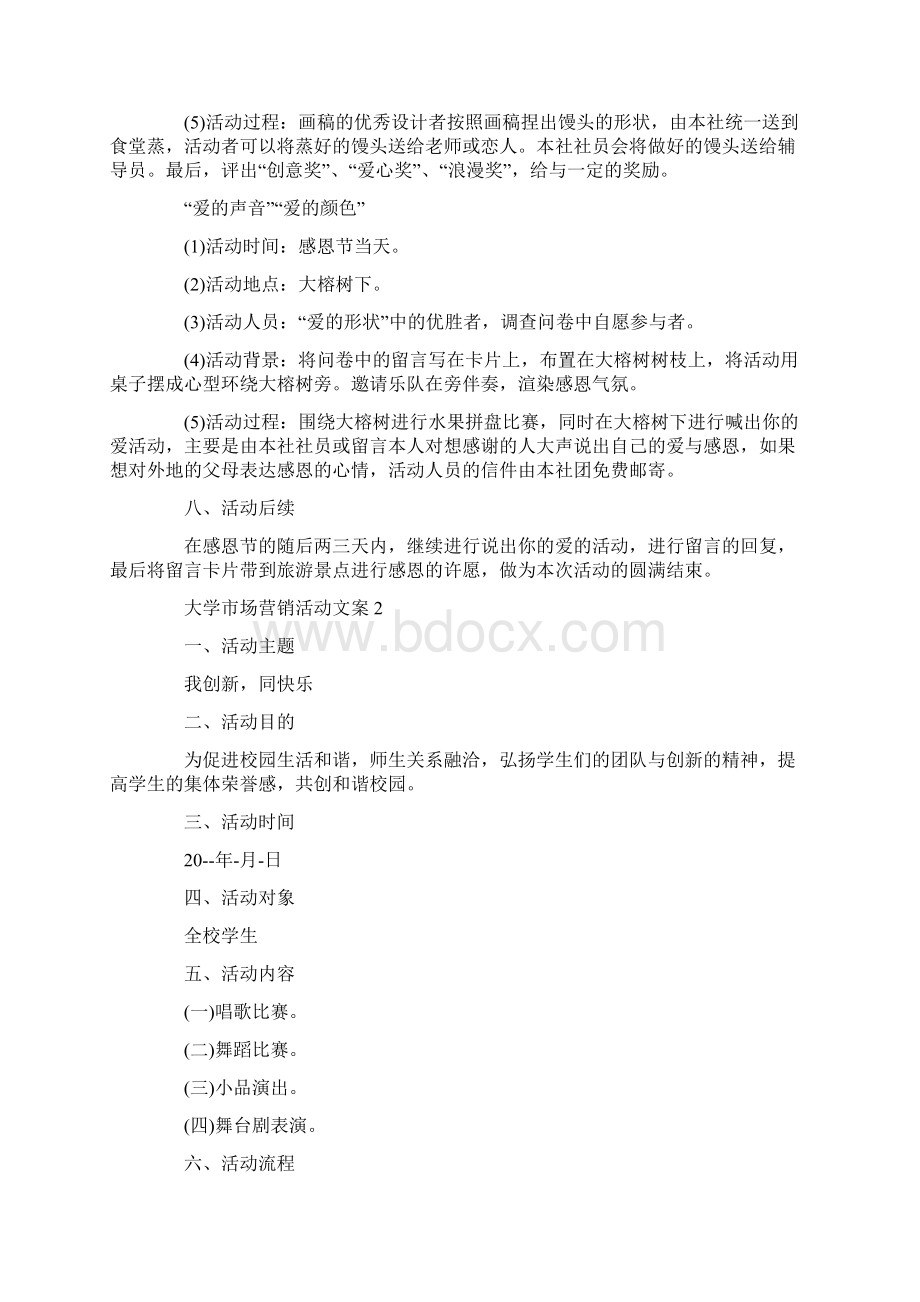 大学市场营销活动文案Word文档下载推荐.docx_第3页