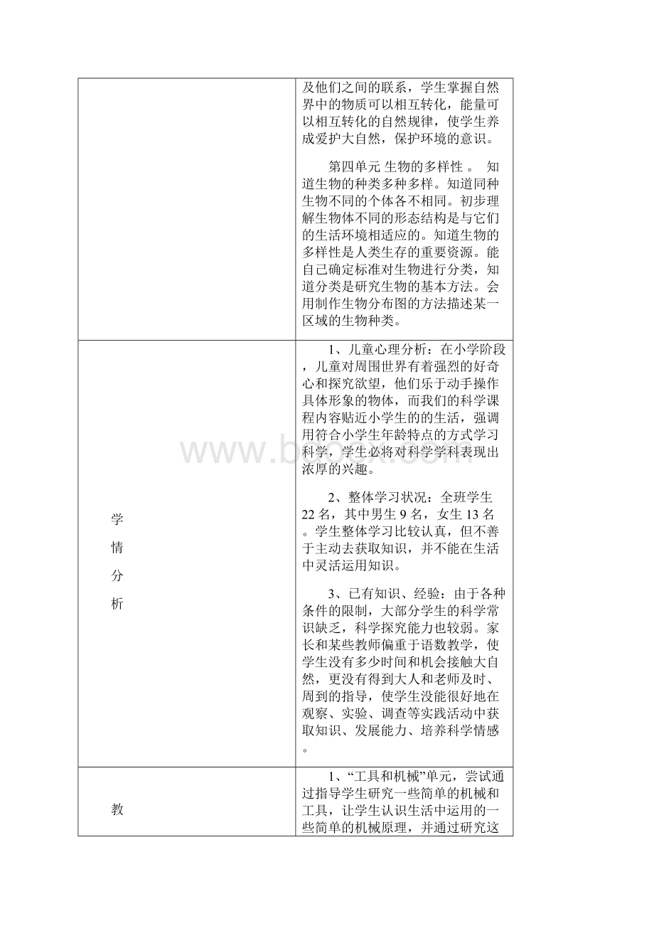 六年级科学教案第一单元Word文件下载.docx_第2页