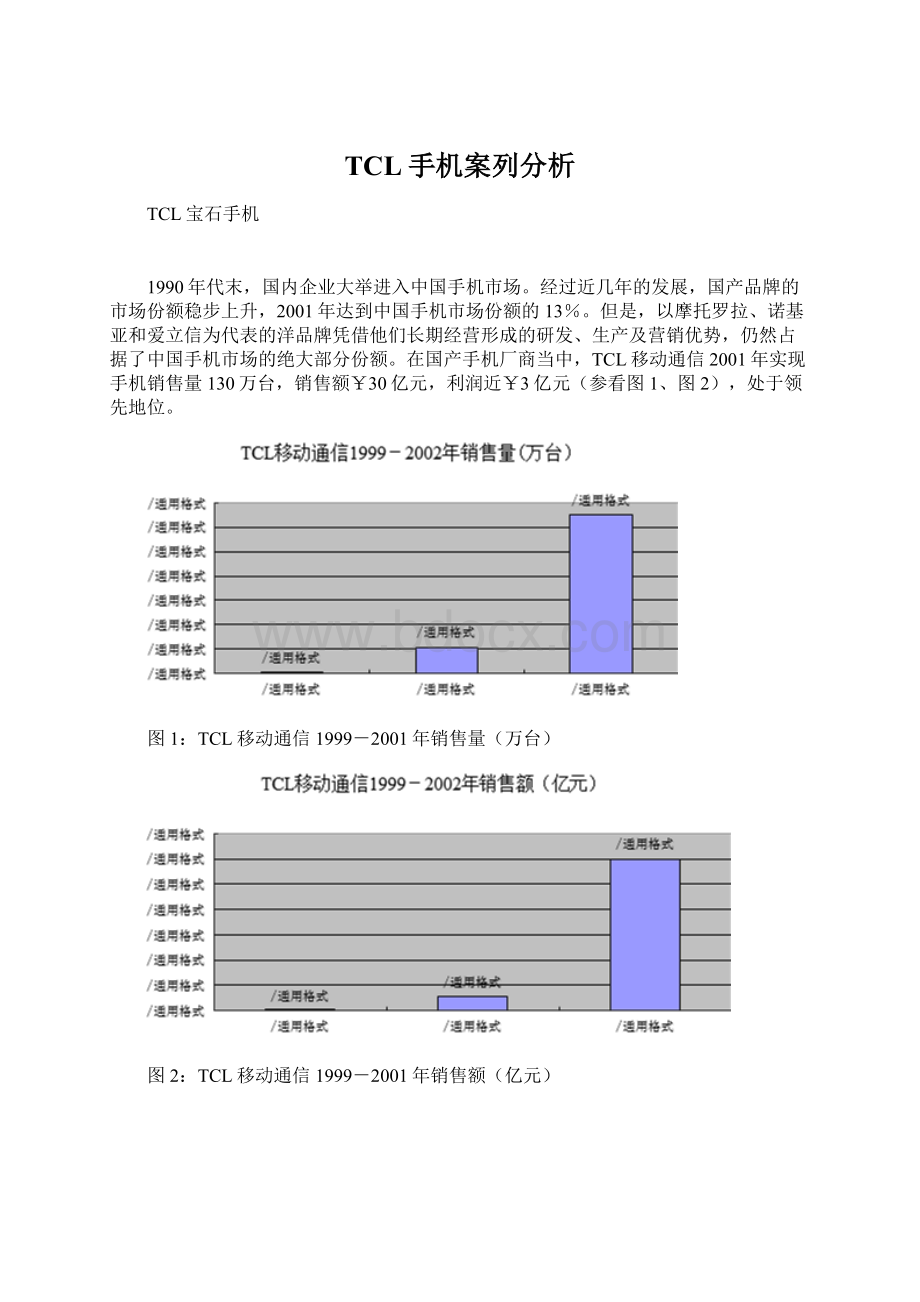 TCL手机案列分析Word文档下载推荐.docx_第1页