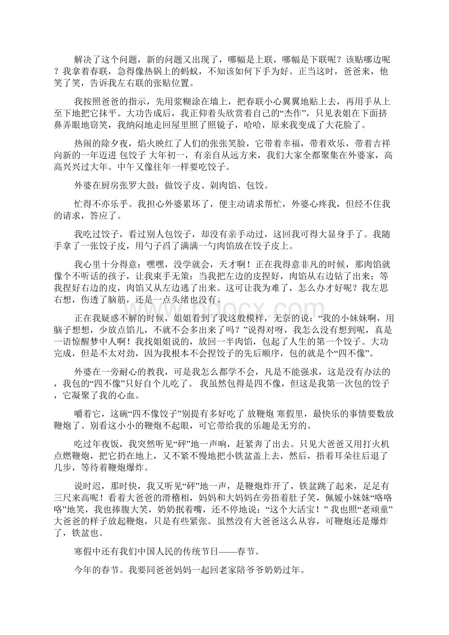 在寒假中发现的事写作文文档格式.docx_第2页