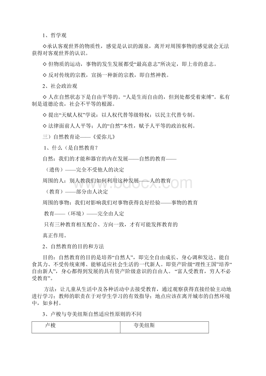 第七讲 卢梭和十八世纪法国唯物主义者的教育思想.docx_第2页