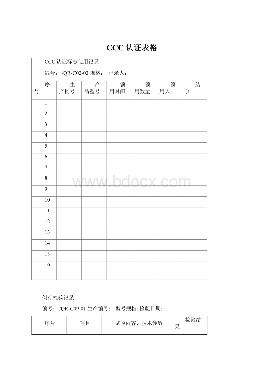 CCC认证表格Word格式文档下载.docx