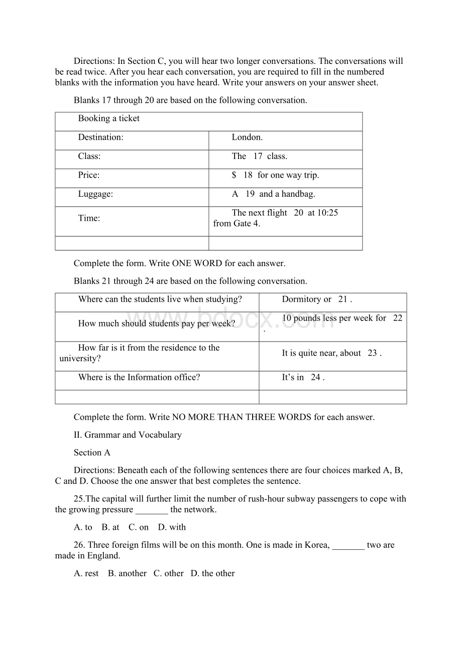 上海黄浦二模英语试题Word文档下载推荐.docx_第3页