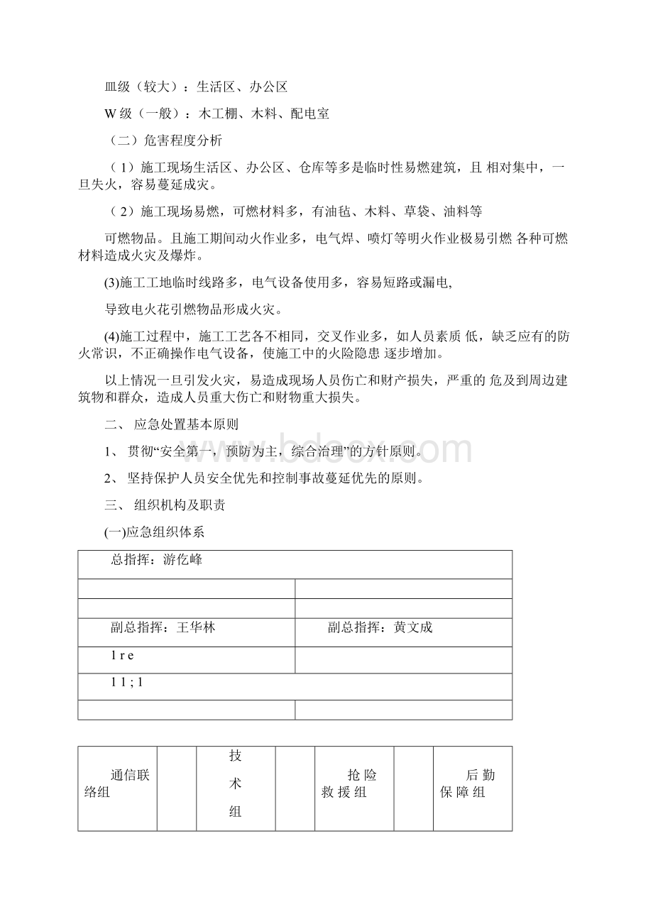 施工现场火灾事故专项应急救援预案.docx_第2页