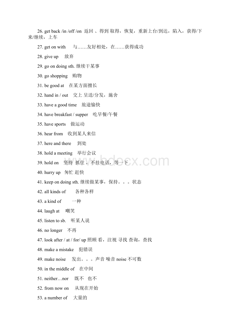 高中700个英语短语精校版.docx_第2页