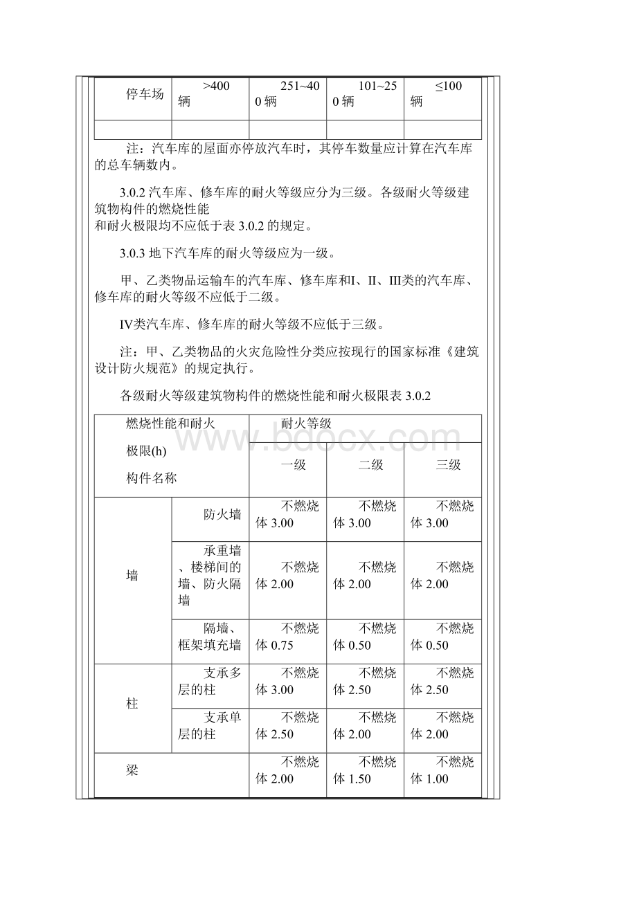 停车场地下车库防火要求要求规范.docx_第3页