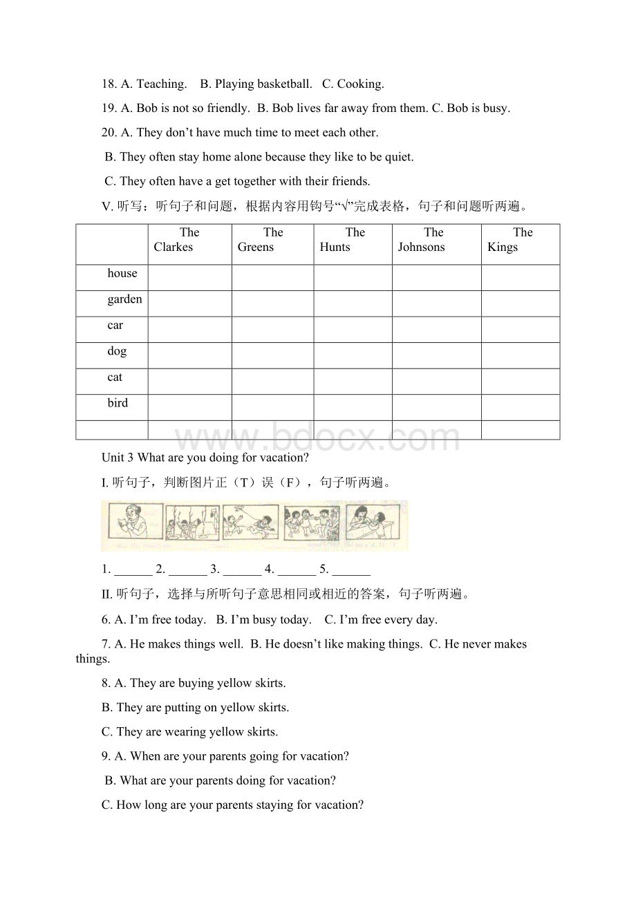 初中英语新目标八年级听力训练Word格式.docx_第3页