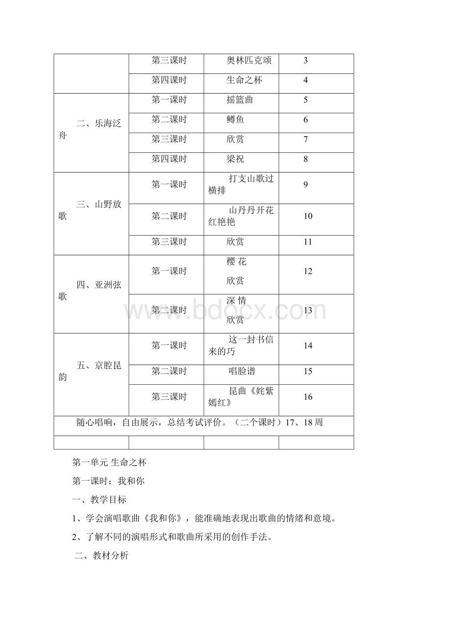 八年级下册音乐教案人音版.docx_第2页