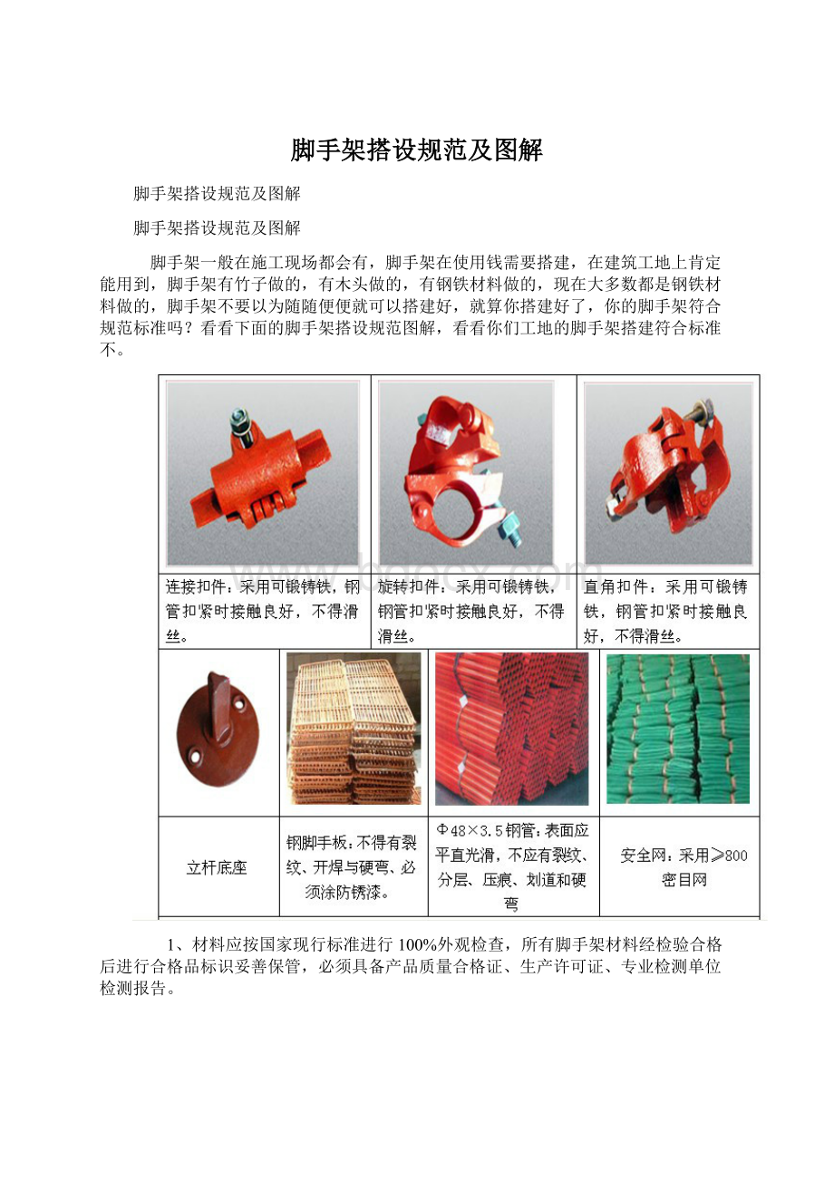 脚手架搭设规范及图解Word文档下载推荐.docx