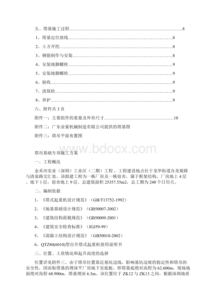 塔吊基础专项施工方案Word文档下载推荐.docx_第2页