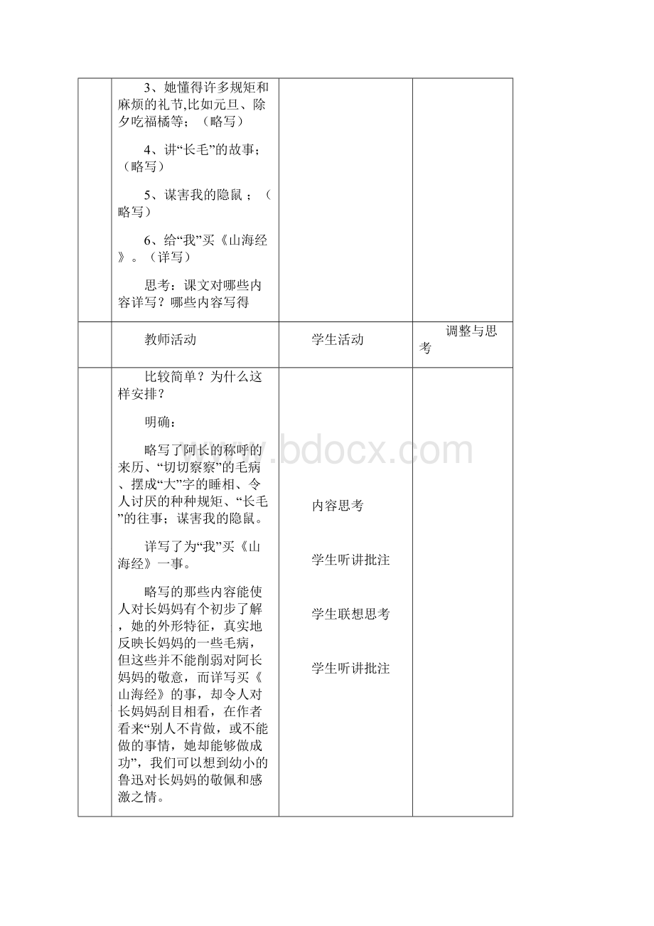 《阿长与山海经》表格教学活动设计.docx_第3页