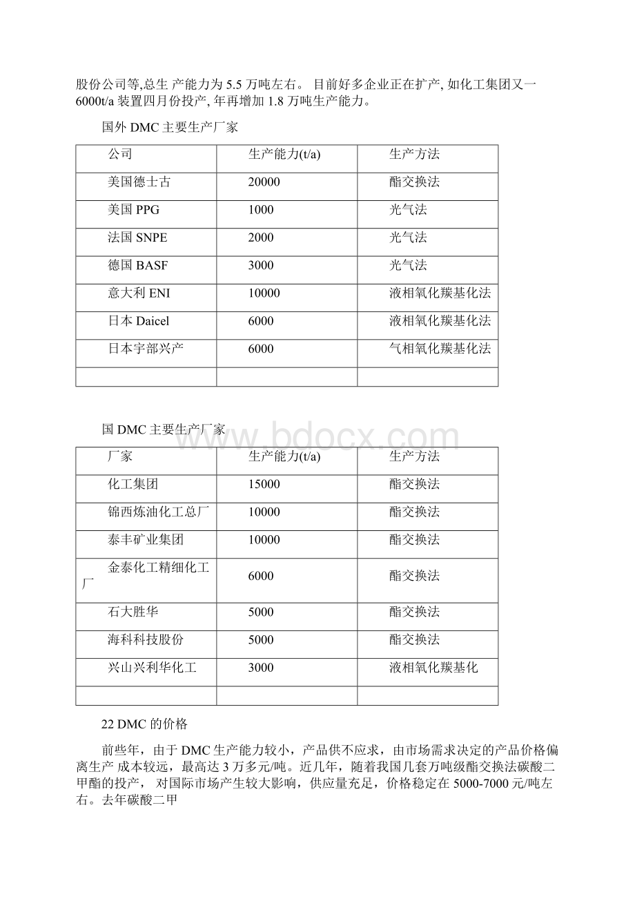 碳酸二甲酯调研报告.docx_第2页