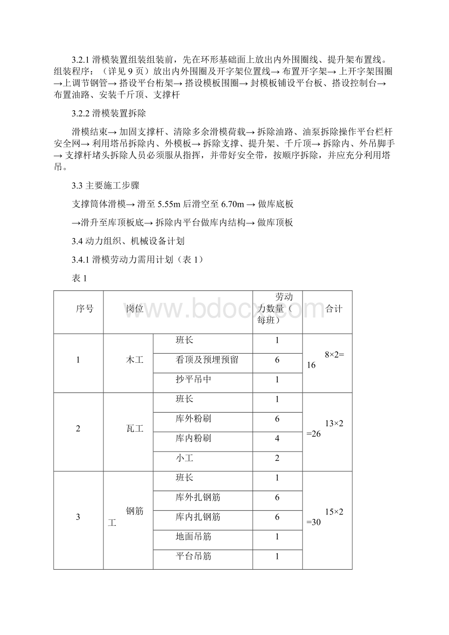 精品文档某水泥库体滑模施工方案.docx_第3页