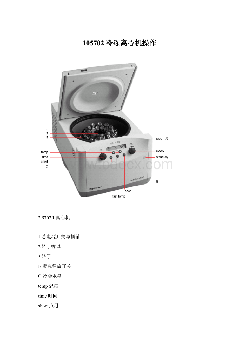 105702冷冻离心机操作Word文件下载.docx