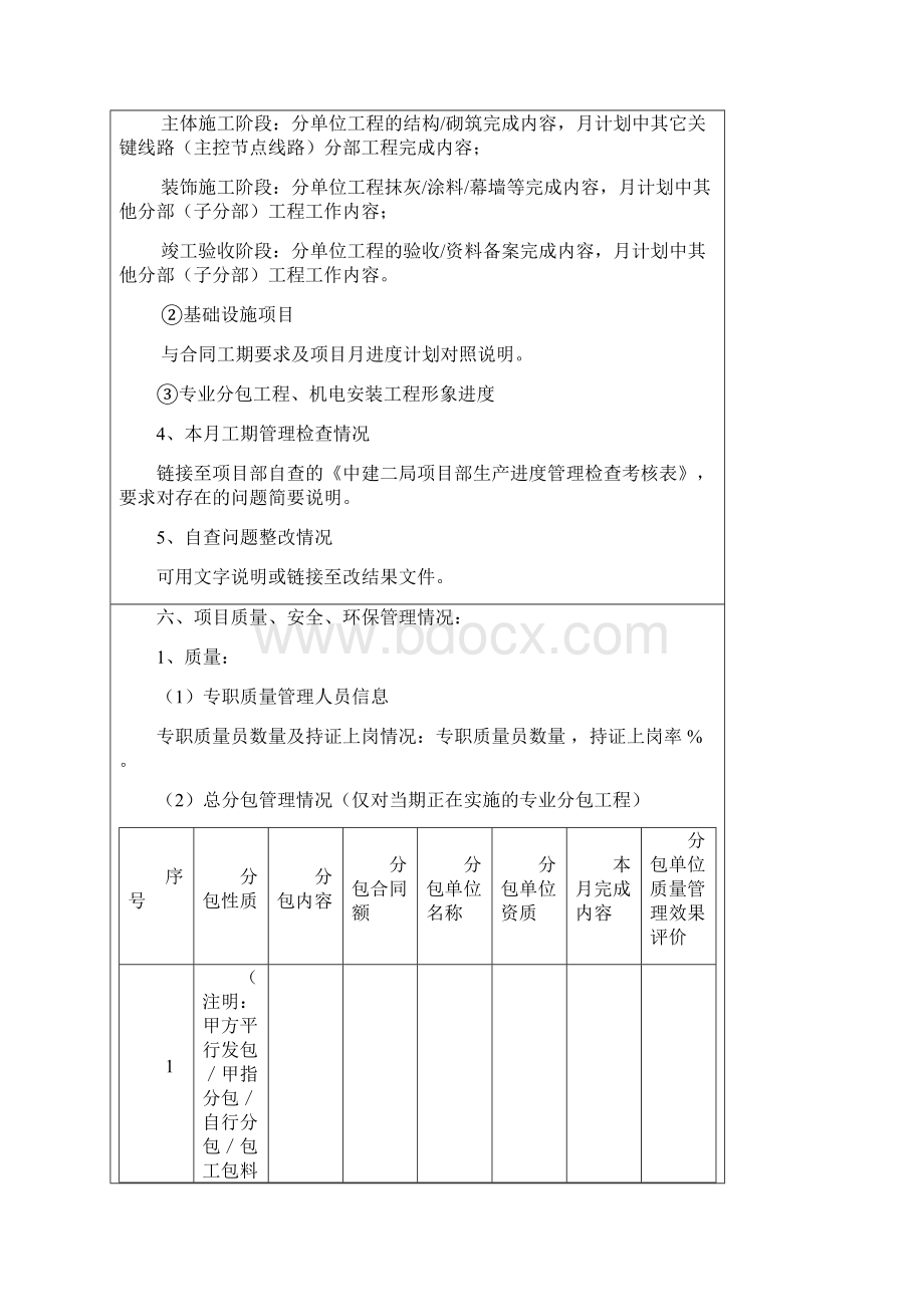 项目经理月报模板修订版.docx_第3页